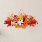 Wall Art Faux Foliage Wood and Berry Autumn Decor  1