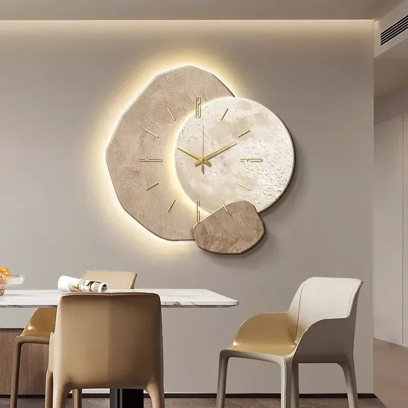 Wall Clock, Silent Movement, Irregular Shape, Decorative Design 4