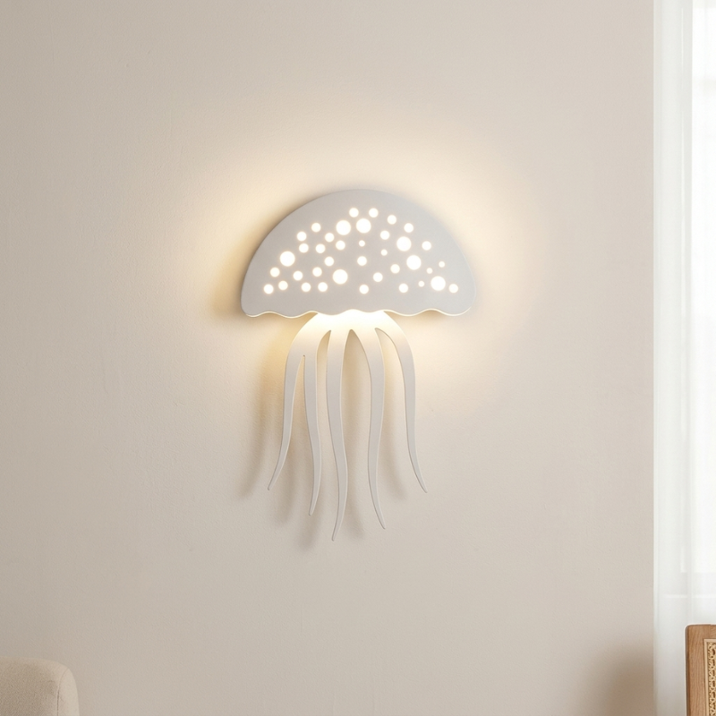 Wall Lamp LED Jellyfish Shape 21 cm Diameter 2835SMD AC 85 to 265V Unbranded 00