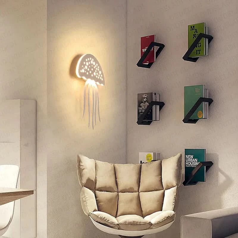 Wall Lamp LED Jellyfish Shape 21 cm Diameter 2835SMD AC 85 to 265V Unbranded 03