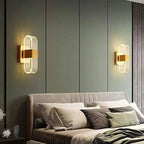 Wall Light LED Acrylic Metal Modern Rectangular Sconce, Soft Ambient Glow 1