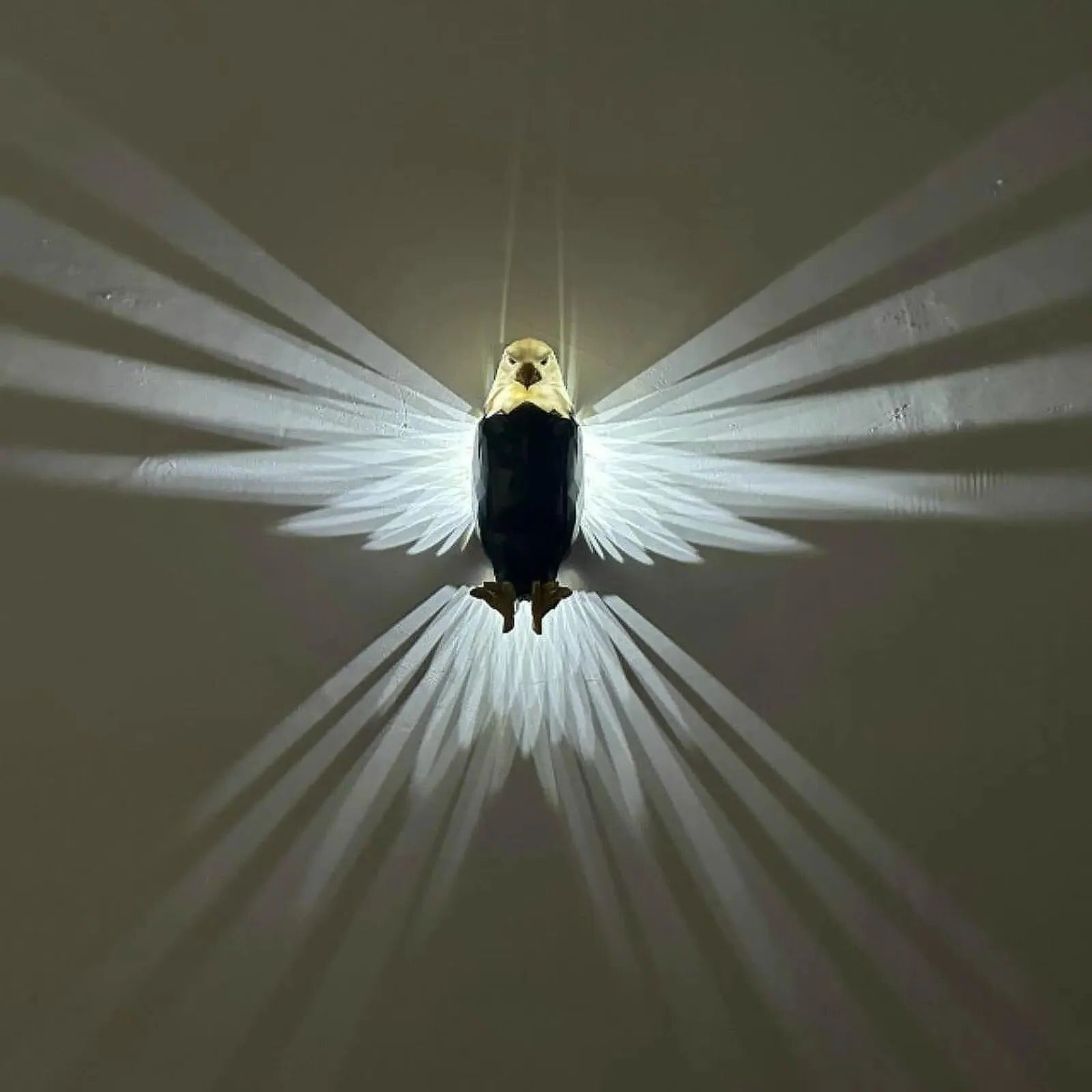 Wall Light LED Eagle Design Indoor Sconce Black 3