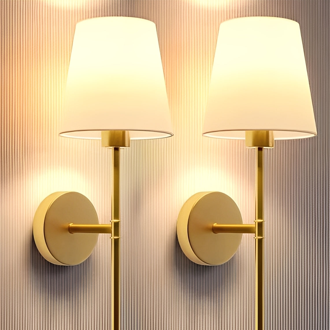 Wall Light LED Rechargeable Wireless 20.5 in Adjustable Color Temperature Black Gold Silver 3