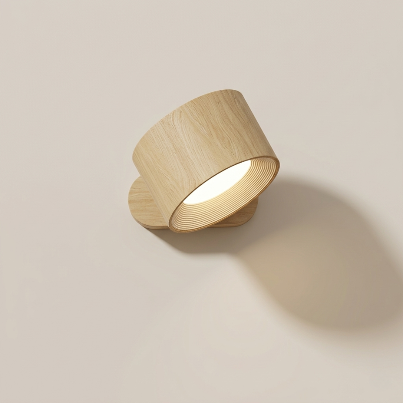 Wall Light Wireless LED USB Rechargeable 2000mAh Magnetic 360 Degree Adjustable ABS PC