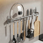 Wall Mounted Kitchen Hook Rack - Space-Saving Utensil Organizer 14