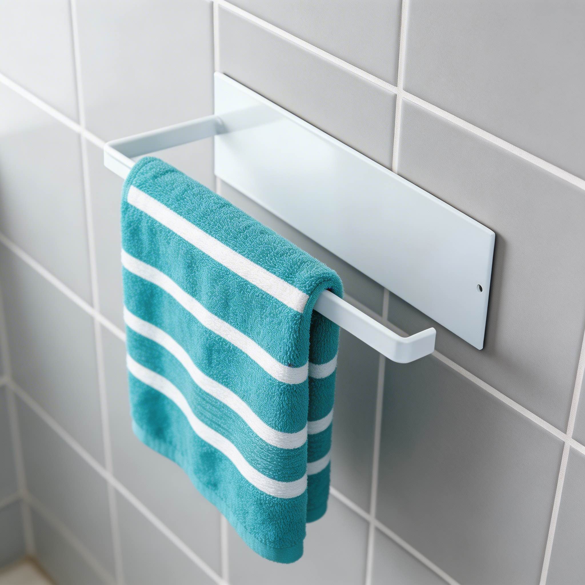 Wall Mounted Paper Towel Holder - Durable Iron, Space-Saving Design 4