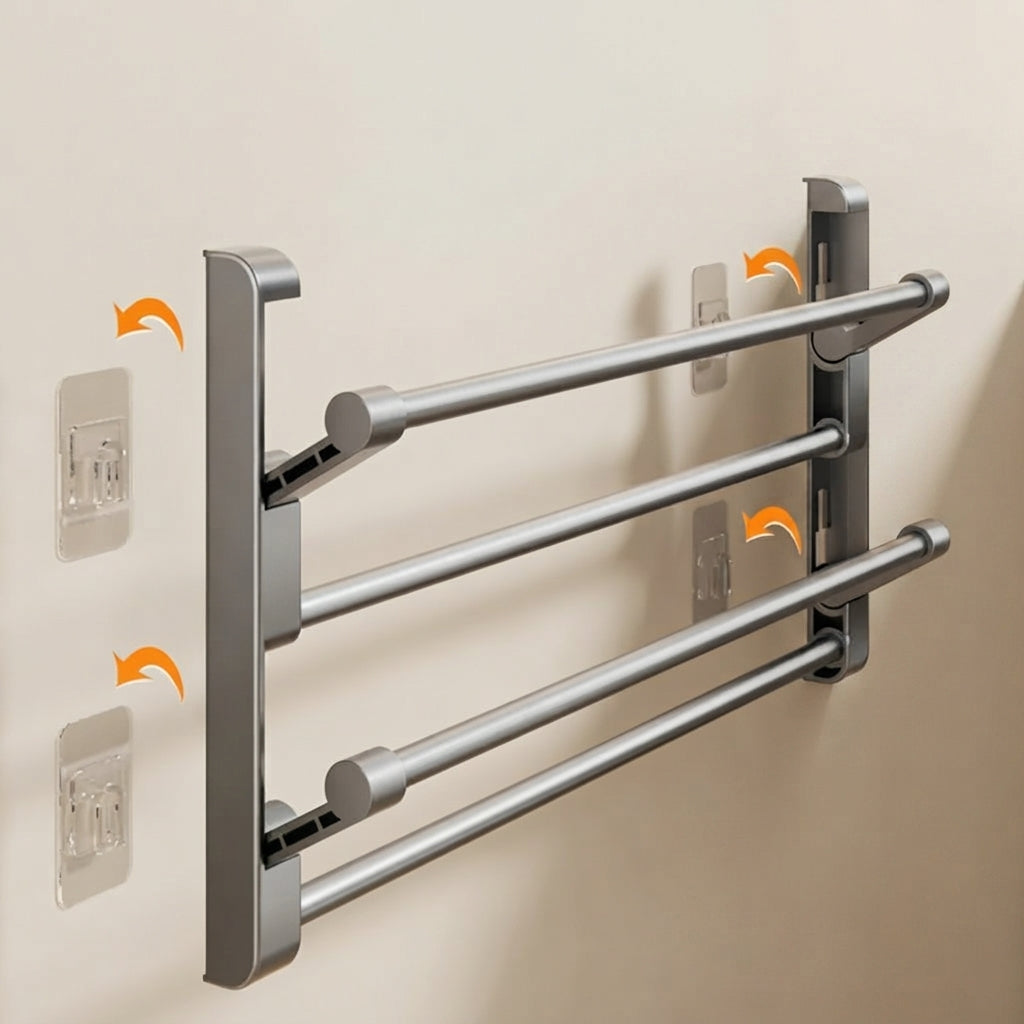 Wall Mounted Shoe Rack Plastic with Integrated Drainage System 1