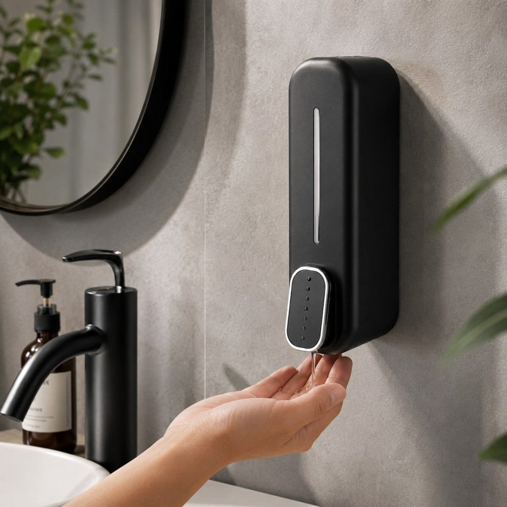 Wall Mounted Soap Dispenser - Space-Saving 300ml Capacity for Kitchen & Bath 0