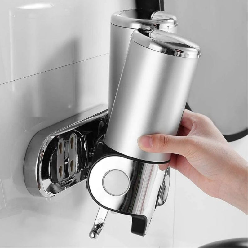 Wall Mounted Soap Dispenser in Stainless Steel – 500ml Capacity for Soap, Lotion, or Shampoo 0