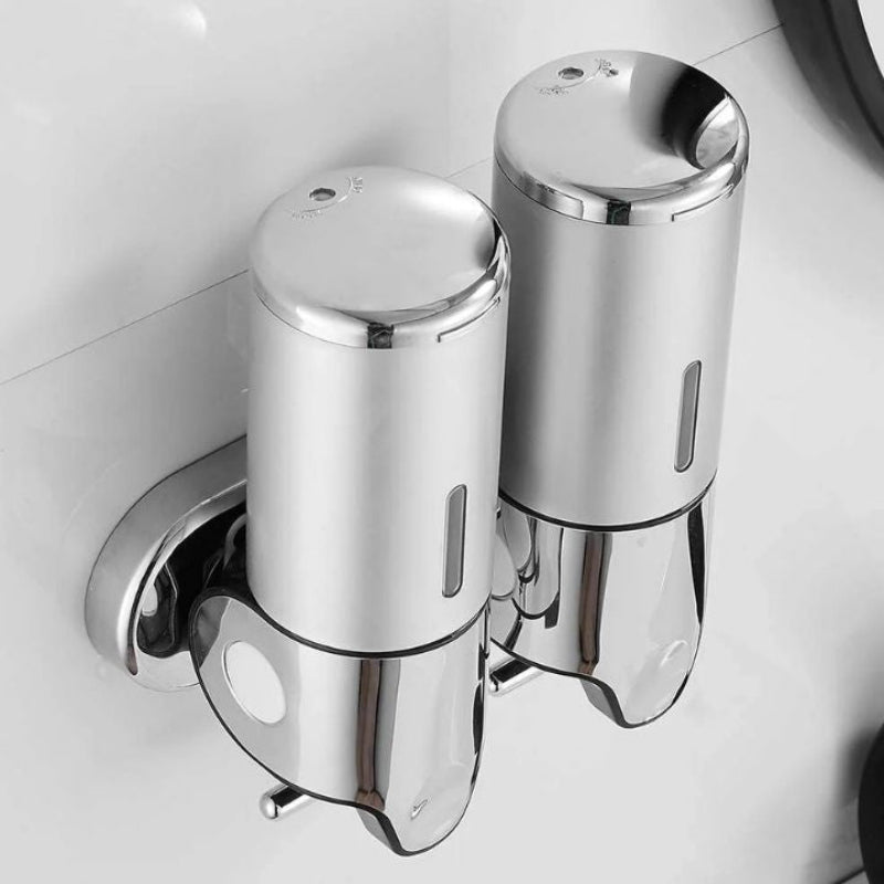 Wall Mounted Soap Dispenser in Stainless Steel – 500ml Capacity for Soap, Lotion, or Shampoo 1