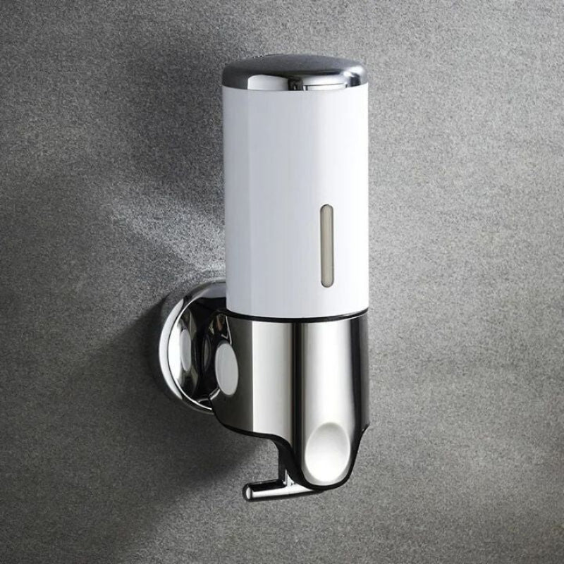 Wall Mounted Soap Dispenser in Stainless Steel – 500ml Capacity for Soap, Lotion, or Shampoo 12