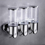 Wall Mounted Soap Dispenser in Stainless Steel – 500ml Capacity for Soap, Lotion, or Shampoo 13