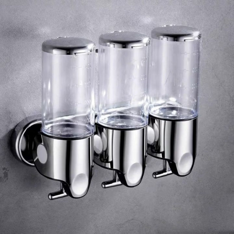 Wall Mounted Soap Dispenser in Stainless Steel – 500ml Capacity for Soap, Lotion, or Shampoo 13