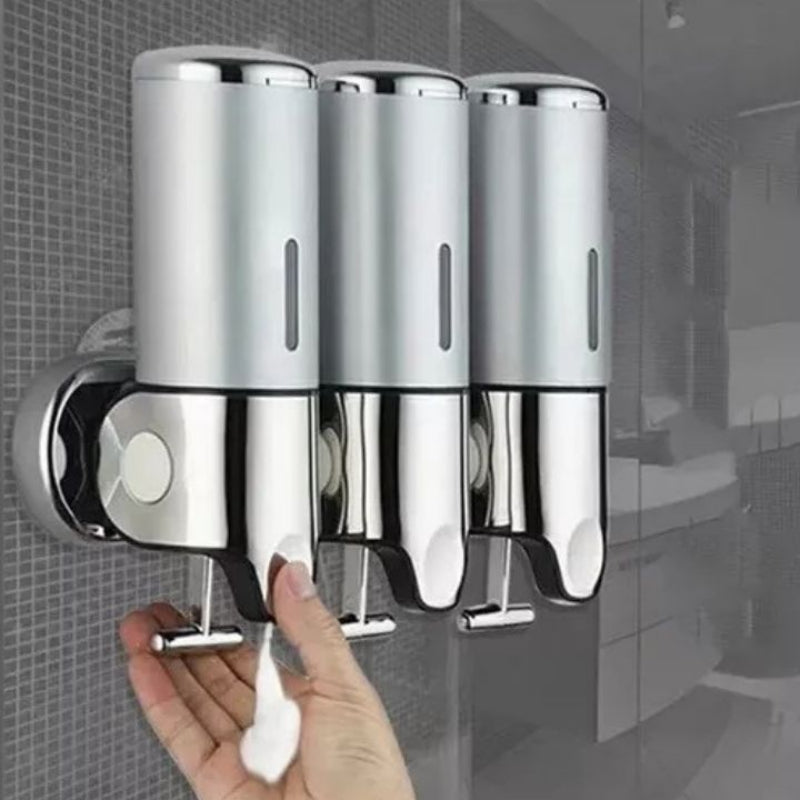 Wall Mounted Soap Dispenser in Stainless Steel – 500ml Capacity for Soap, Lotion, or Shampoo 3