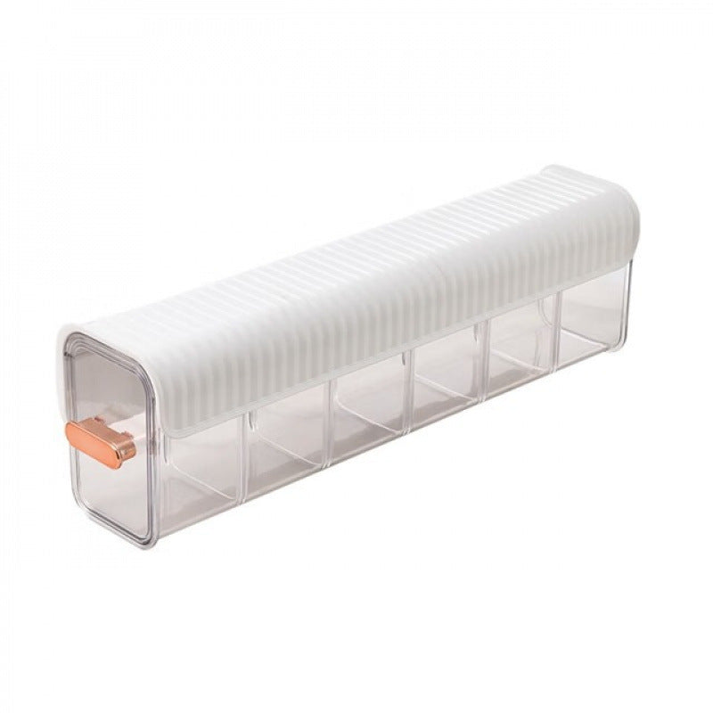 Wall Mounted Underwear Storage Box, Adjustable Dividers, Clear Window, Self Adhesive 7