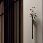 Wall Mounted Vase - Elegant Wooden Design for Stylish Floral Display 3