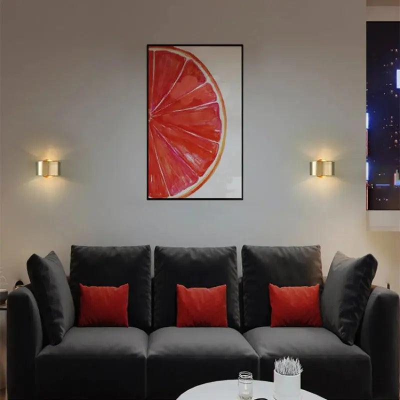 Wall Sconce - Elegant Black & Gold LED Accent Light 3