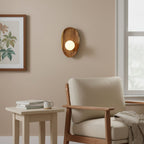 Wall Sconce - Elegant Wooden Design with Soft Ambient Lighting 5