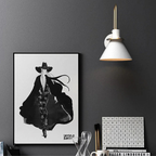 Wall Sconce Cone Shade Hardwired Light Fixture 02