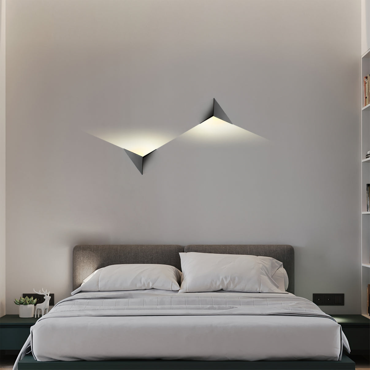 Wall Sconce Iron Integrated LED 550 Lumens 22x8x20 cm Hardwired White Black Gold 7