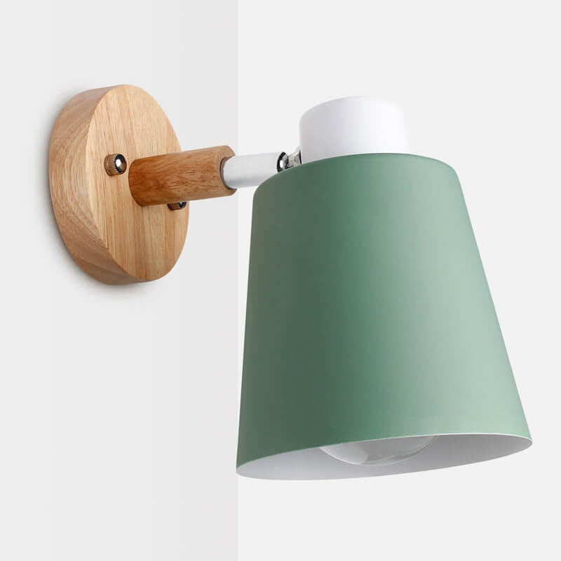 Wall Sconce Iron Wood E26 Base 16x18.5 cm Hardwired Indoor Light  9