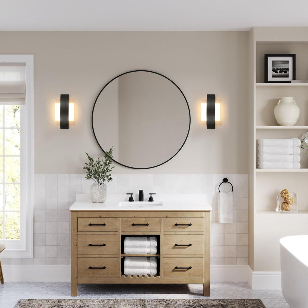 Wall Sconce LED Metal Acrylic Hardwired 90 to 260V, Modern Minimalist Design 6