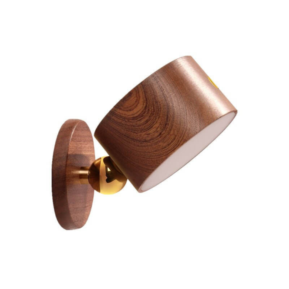 Wall Sconce LED Rechargeable USB Cordless Rotatable Wood Plastic Metal 4W 400lm 04