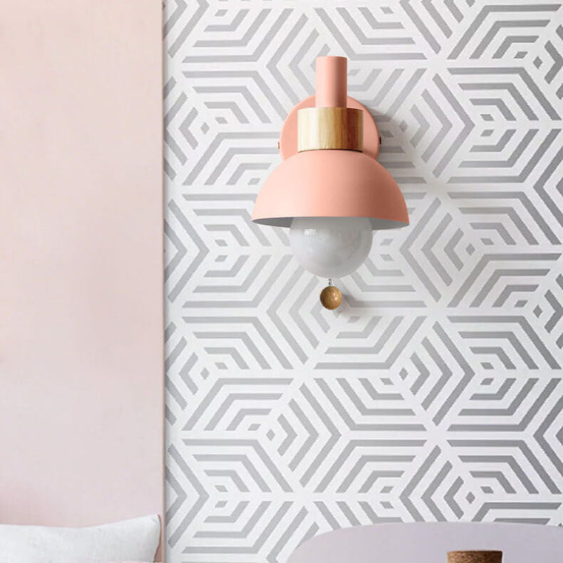 Wall Sconce Lamp, E26 Bulb Socket, 220–240V, Hardwired Installation 4