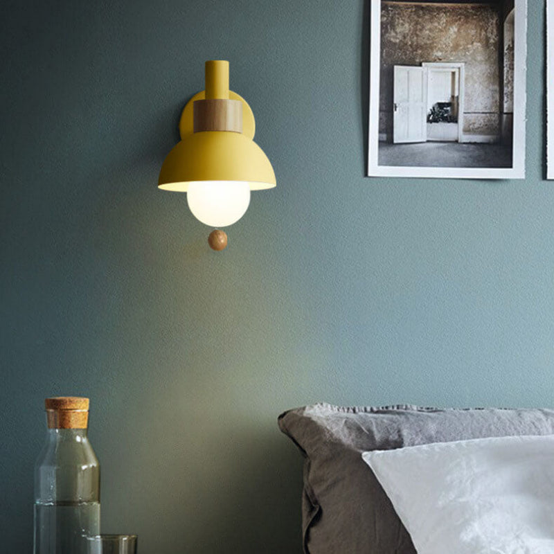 Wall Sconce Lamp, E26 Bulb Socket, 220–240V, Hardwired Installation 5