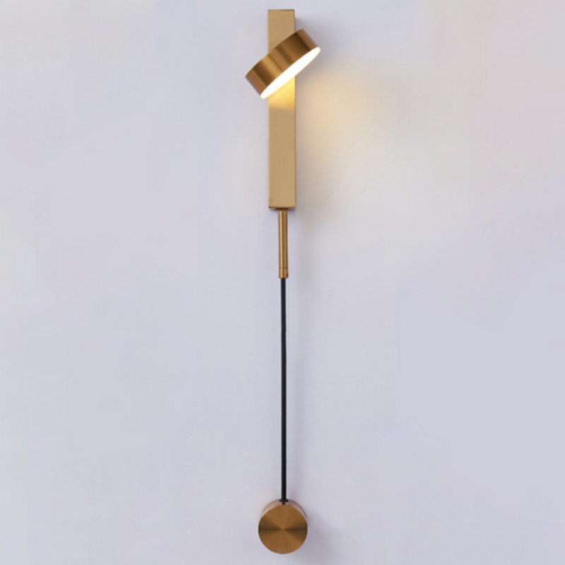 Wall Sconce Metal Adjustable Brightness Dimmer Modern Indoor Reading Light