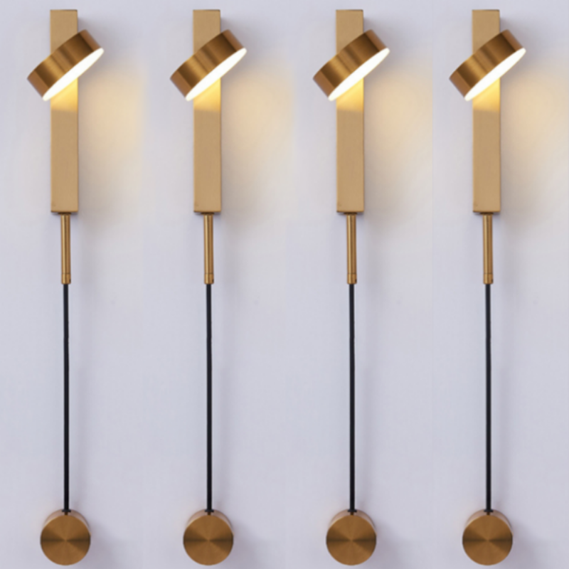Wall Sconce Metal Adjustable Brightness Dimmer Modern Indoor Reading Light 10
