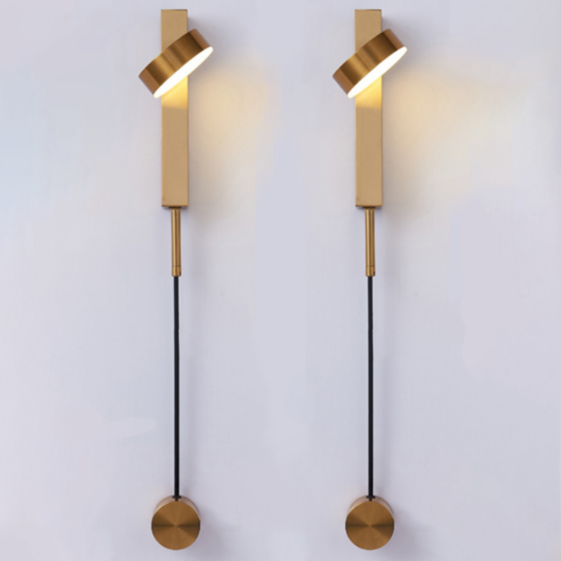Wall Sconce Metal Adjustable Brightness Dimmer Modern Indoor Reading Light 14