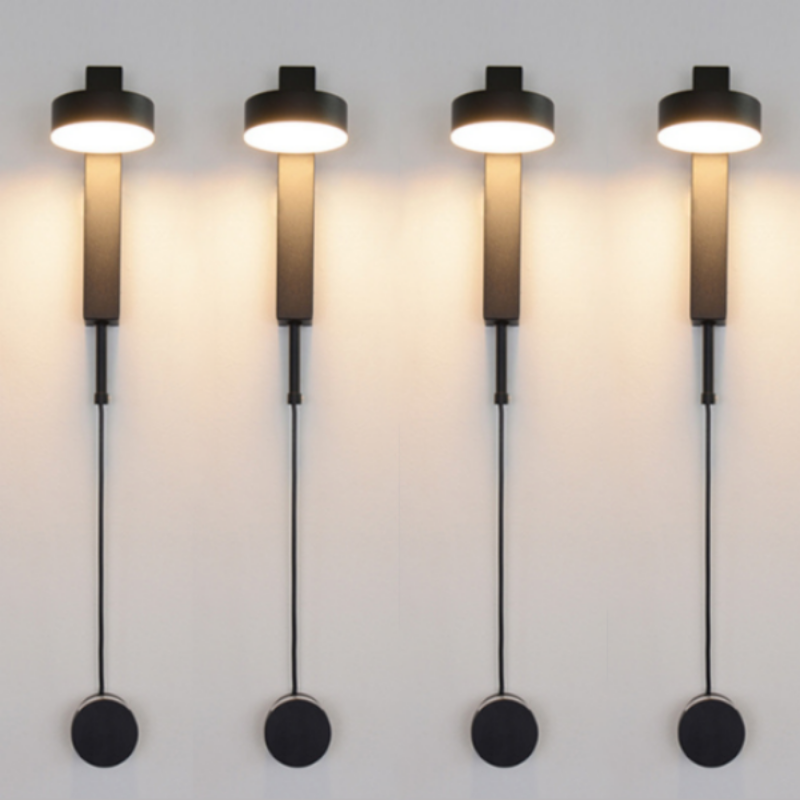 Wall Sconce Metal Adjustable Brightness Dimmer Modern Indoor Reading Light 15