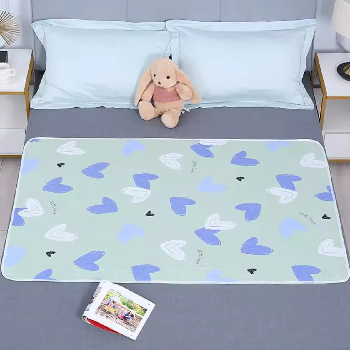 Waterproof Baby Changing Mat - Soft, Portable, Eco-Friendly & Leakproof 7