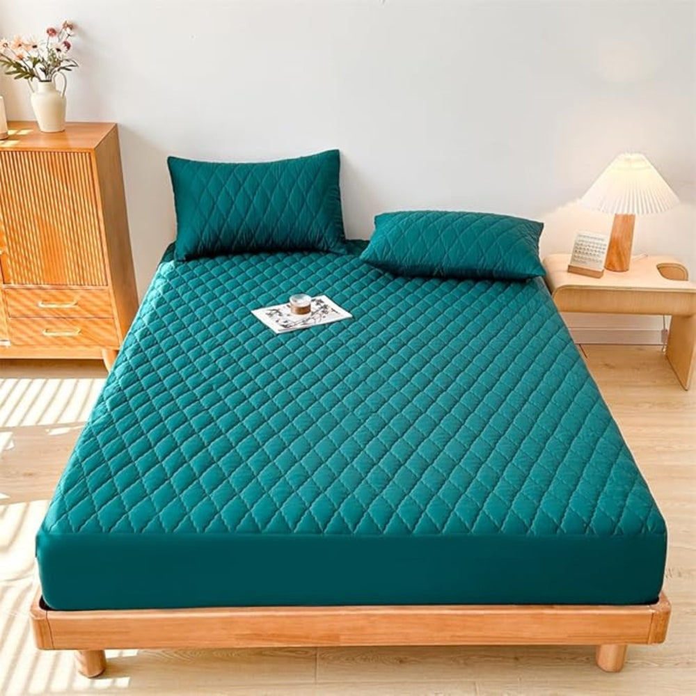 Waterproof Fitted Sheet Set - Deep Pocket Queen & King Sizes Available 0
