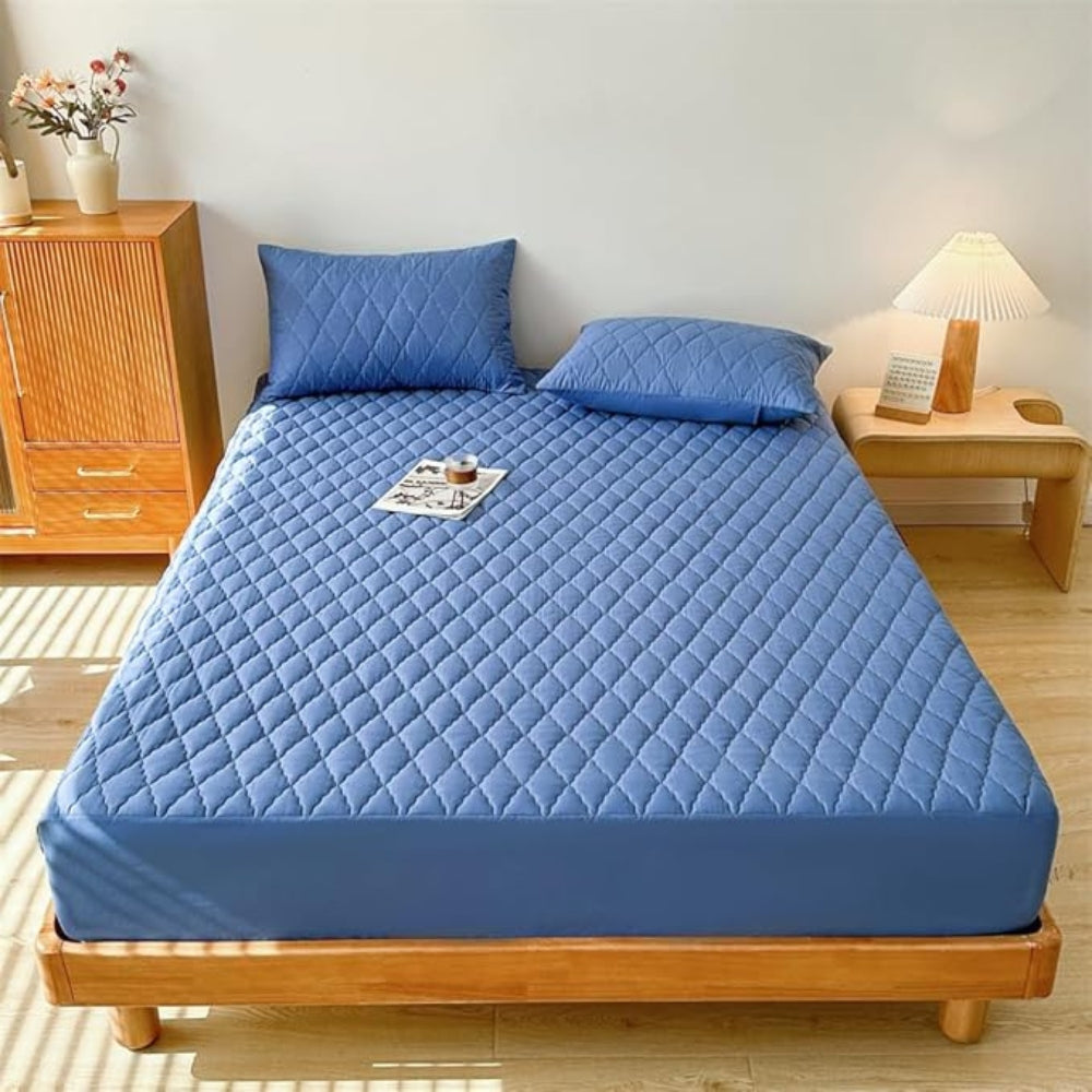 Waterproof Fitted Sheet Set - Deep Pocket Queen & King Sizes Available 1