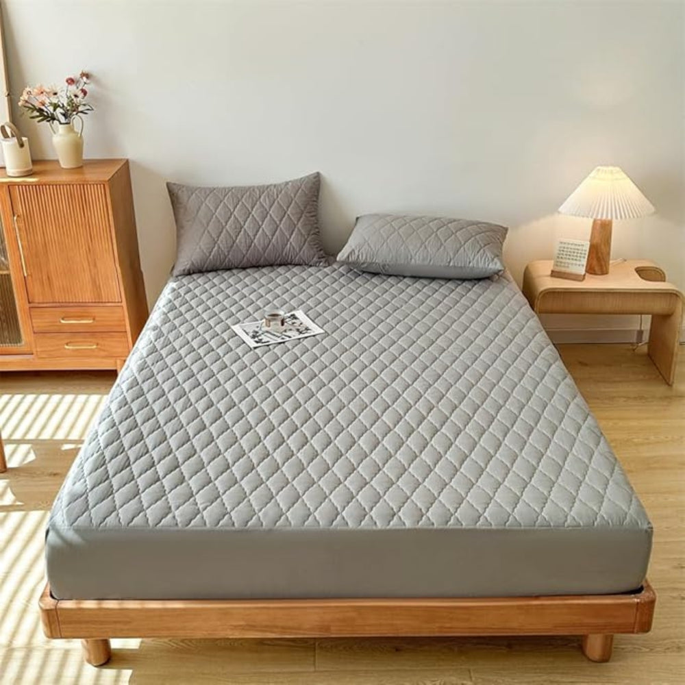 Waterproof Fitted Sheet Set - Deep Pocket Queen & King Sizes Available 3