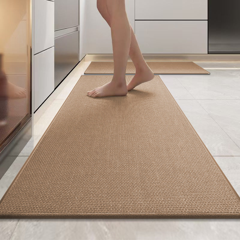 Waterproof Kitchen Mat PVC Cushioned Anti-Slip Rhombus Pattern 4