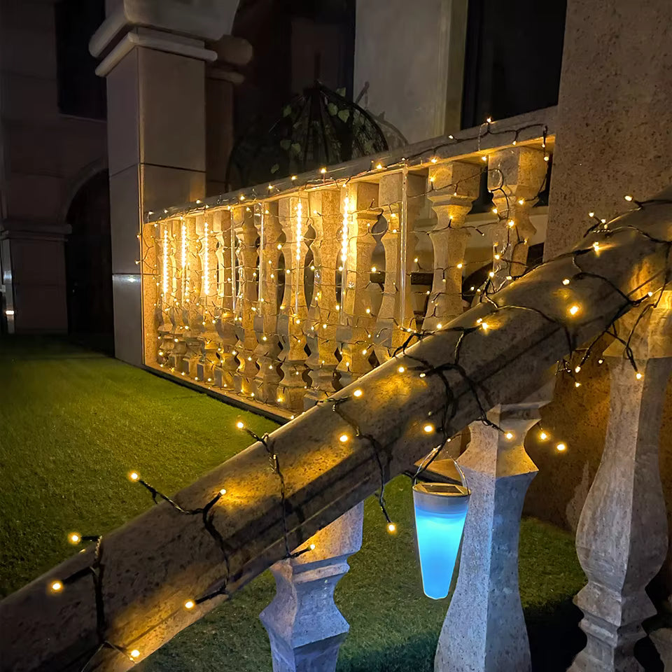 Waterproof LED Christmas String Lights with 8 Lighting Modes 1