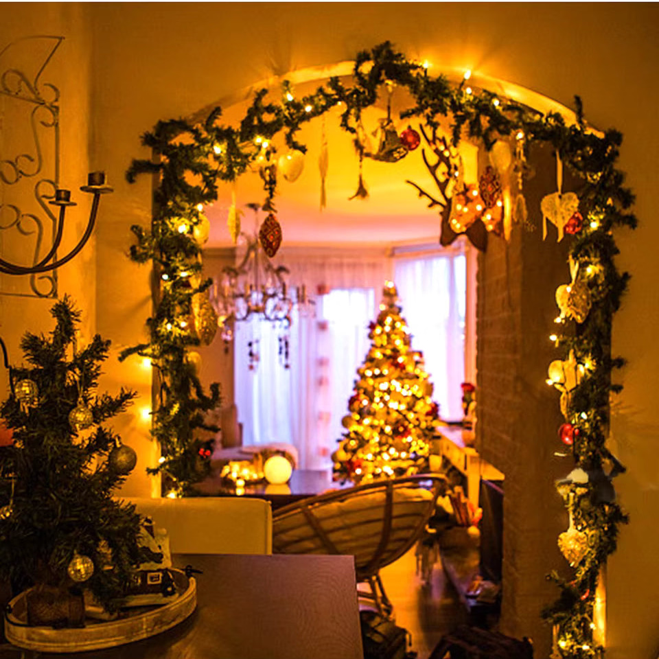 Waterproof LED Christmas String Lights with 8 Lighting Modes 4