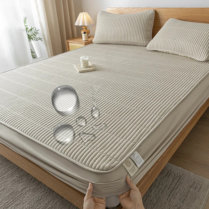 Waterproof Mattress Protector - Durable, Breathable Cover for Comfort 9