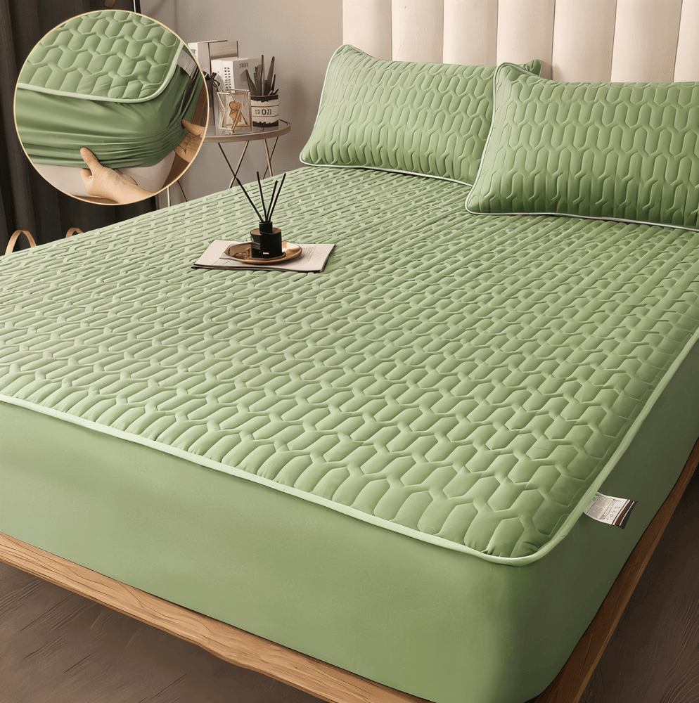 Waterproof Mattress Protector - Soft, Secure Fit for Queen Size 11