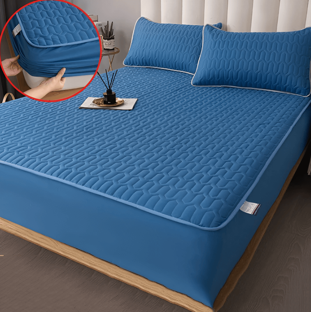Waterproof Mattress Protector - Soft, Secure Fit for Queen Size 13