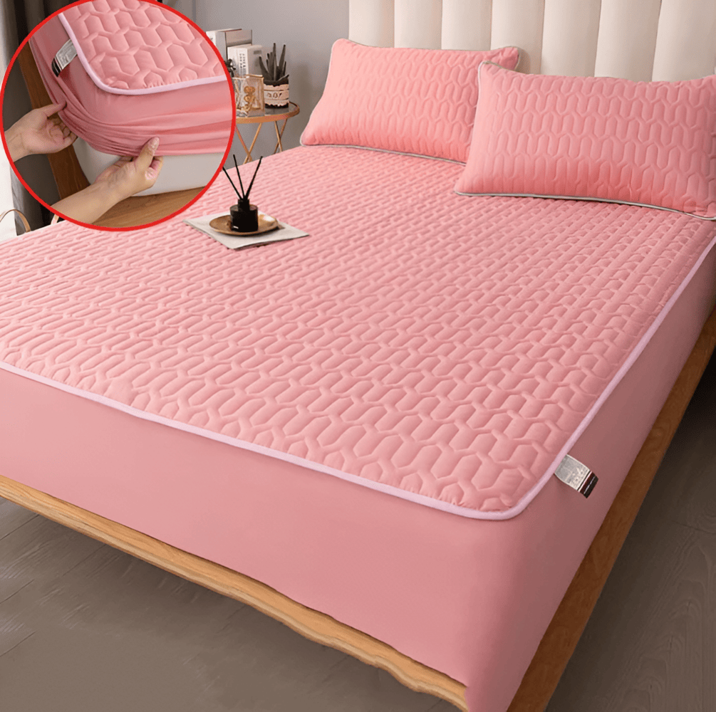 Waterproof Mattress Protector - Soft, Secure Fit for Queen Size 3