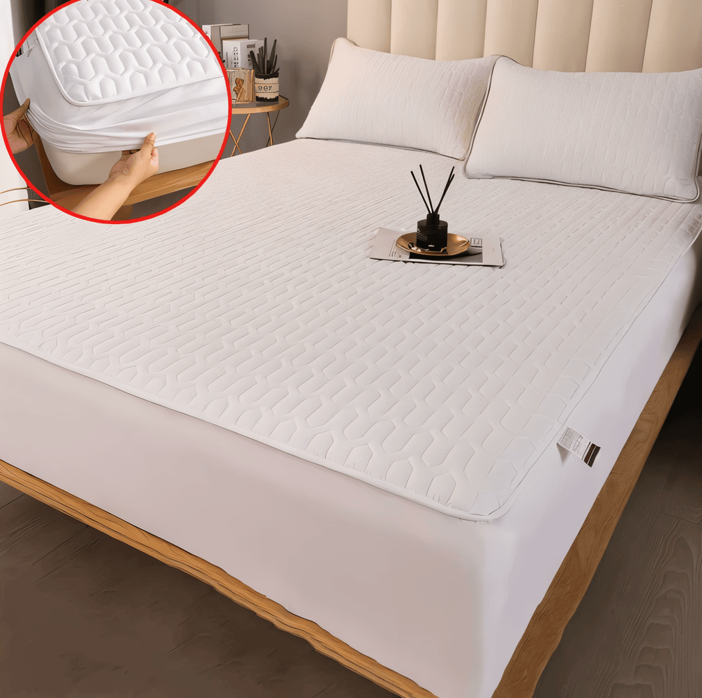 Waterproof Mattress Protector - Soft, Secure Fit for Queen Size 9