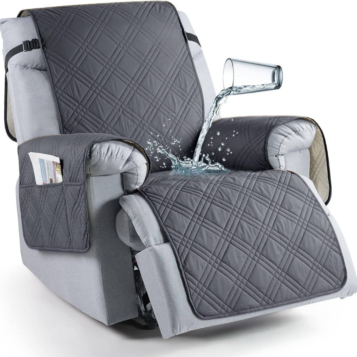 Waterproof Recliner Chair Cover - 5-Layer Protection & Comfort 1