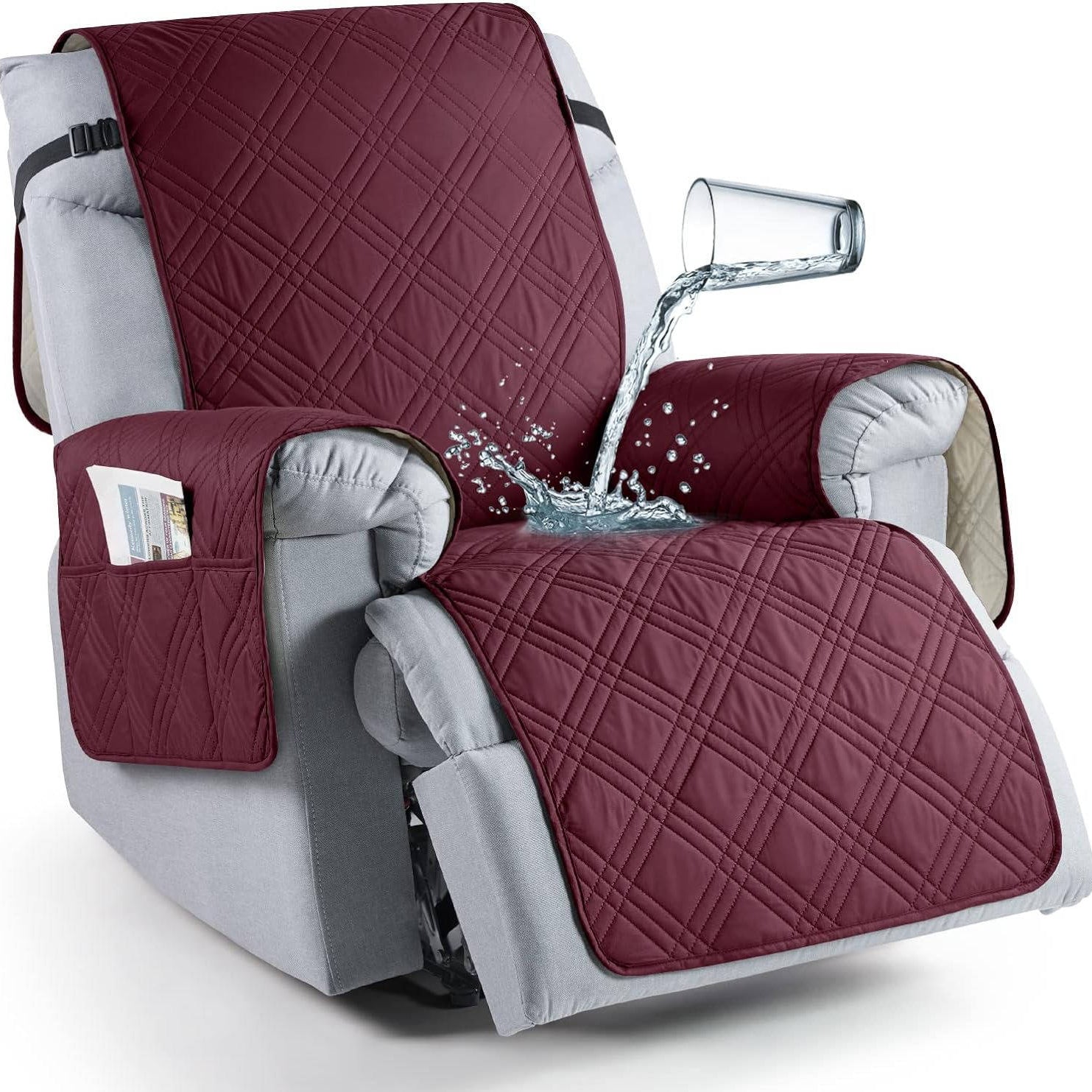 Waterproof Recliner Chair Cover - 5-Layer Protection & Comfort 4