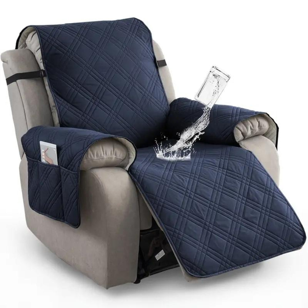 Waterproof Recliner Slipcover - Durable, Non-Slip Protection for Chairs 0
