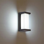 Weather-Resistant LED Outdoor Wall Light with Adjustable Brightness and Dual Color Temperature – Perfect for Patios and Pathways 0