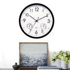Weatherproof Outdoor Clock with Thermometer and Humidity Meter – Retro Design for Garden and Patio 2